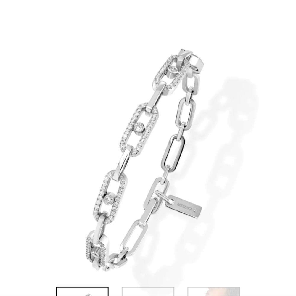 BIG SALE❣️GORGEOUS Inspired DESIGNER Platinum Swarovski Elements BRACELET